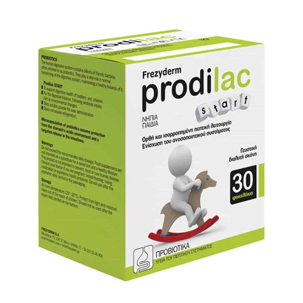 Φωτογραφία προϊόντος: Frezyderm Prodilac Start Συμπλήρωμα Διατροφής για την Εντερική χλωρίδα, 30 φακελίσκοι - OEM