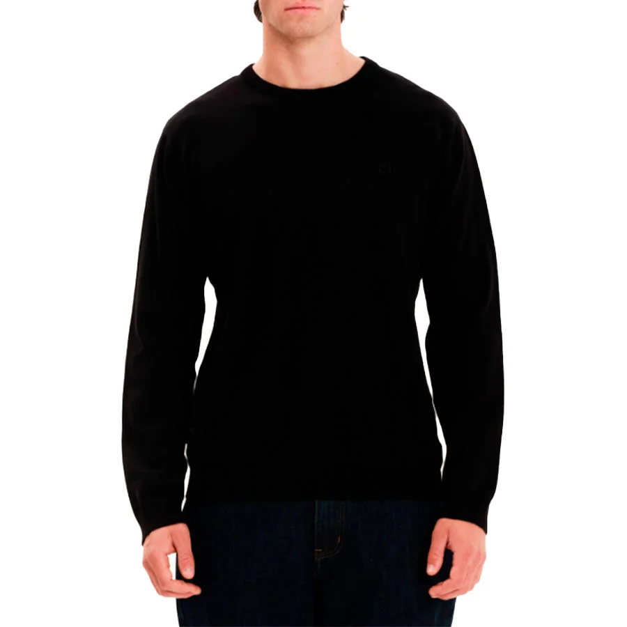 Φωτογραφία προϊόντος: EMERSON Classic Knit Sweater Ανδρικό Πουλόβερ - BLACK