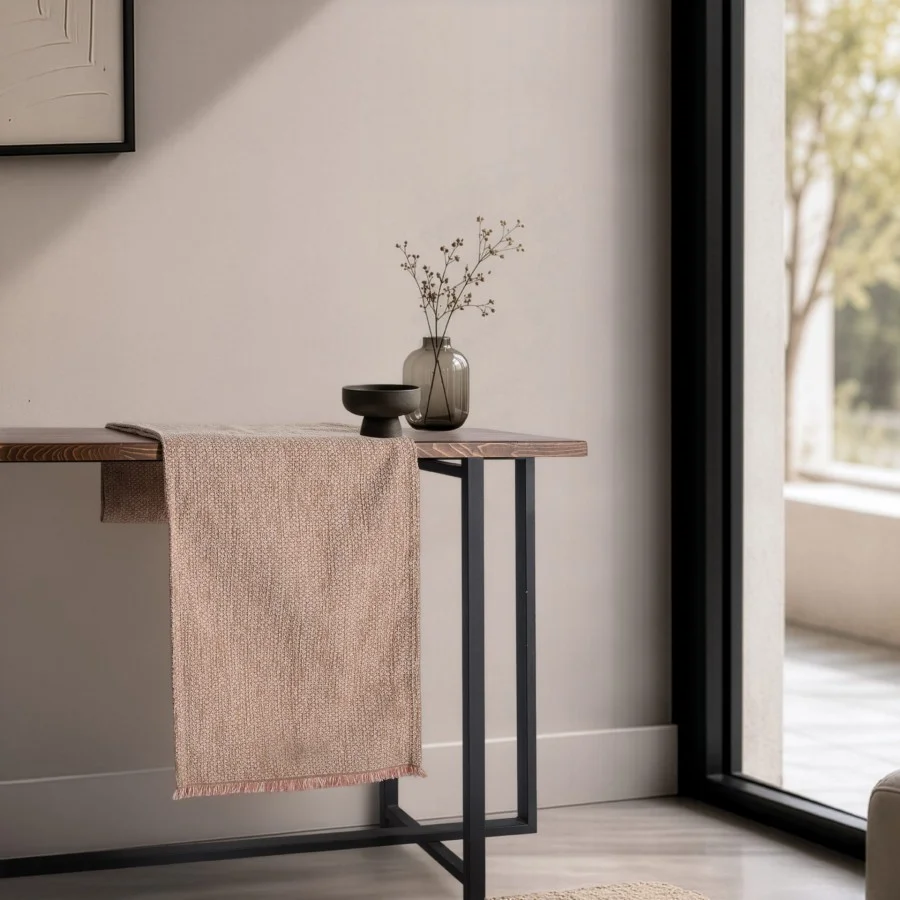 Φωτογραφία προϊόντος: Τραβέρσα Utah 12 Dusty Pink Teoran 45x180cm