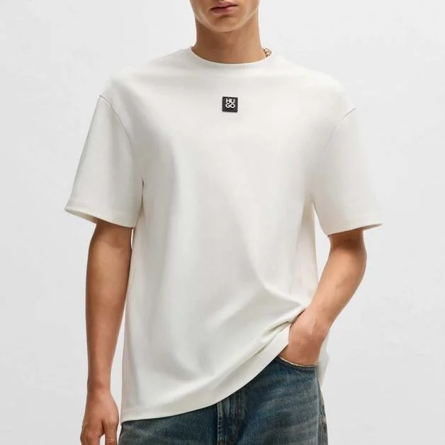 Φωτογραφία προϊόντος: HUGO ΑΝΔΡΙΚΟ T-SHIRT HUGO DALILE ΚΟΝΤΟΜΑΝΙΚΟ ΕΚΡΟΥ