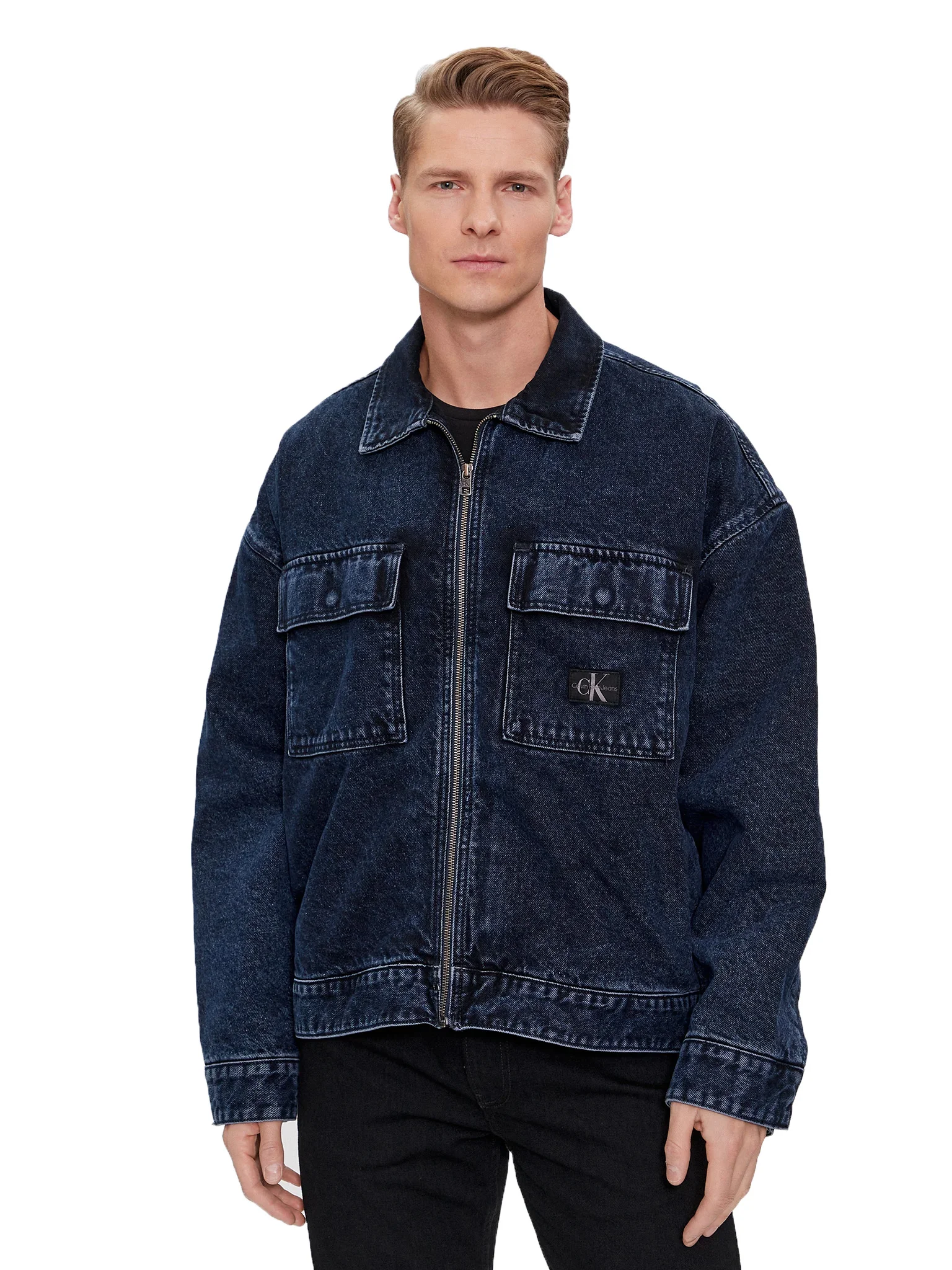 Φωτογραφία προϊόντος: Μπουφάν-Παρκά Calvin Klein Denim Dark