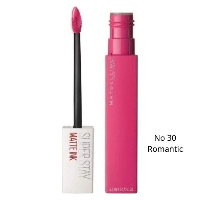 Φωτογραφία προϊόντος: Maybelline Superstay Matte Ink Liquid Lipstick Κραγιόν 5ml Νο 30 Romantic