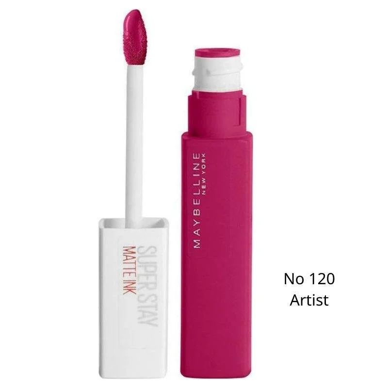 Φωτογραφία προϊόντος: Maybelline Superstay Matte Ink Liquid Lipstick Κραγιόν 5ml Νο 120 Artist